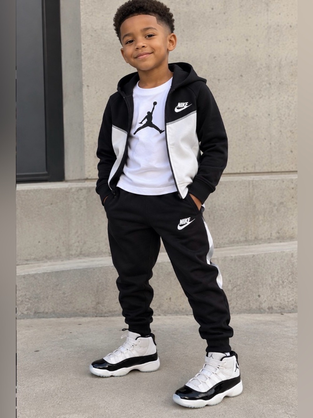 Nike Retro Jordan’s Kids size 1 Youth very Clean